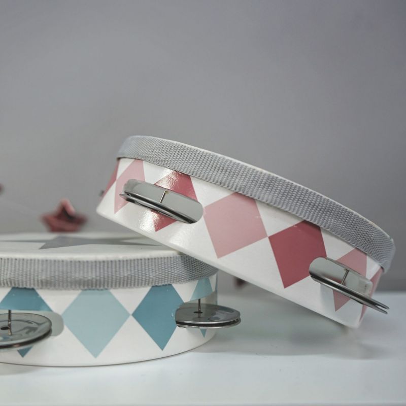 Image d'ambiance de présentation du produit Tambourin rose - Jabadabado